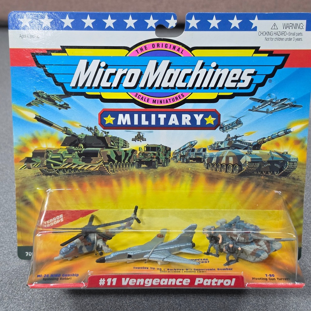 Galoob Micro Machines Military Vengeance Patrol #11 Terror Troops New Sealed